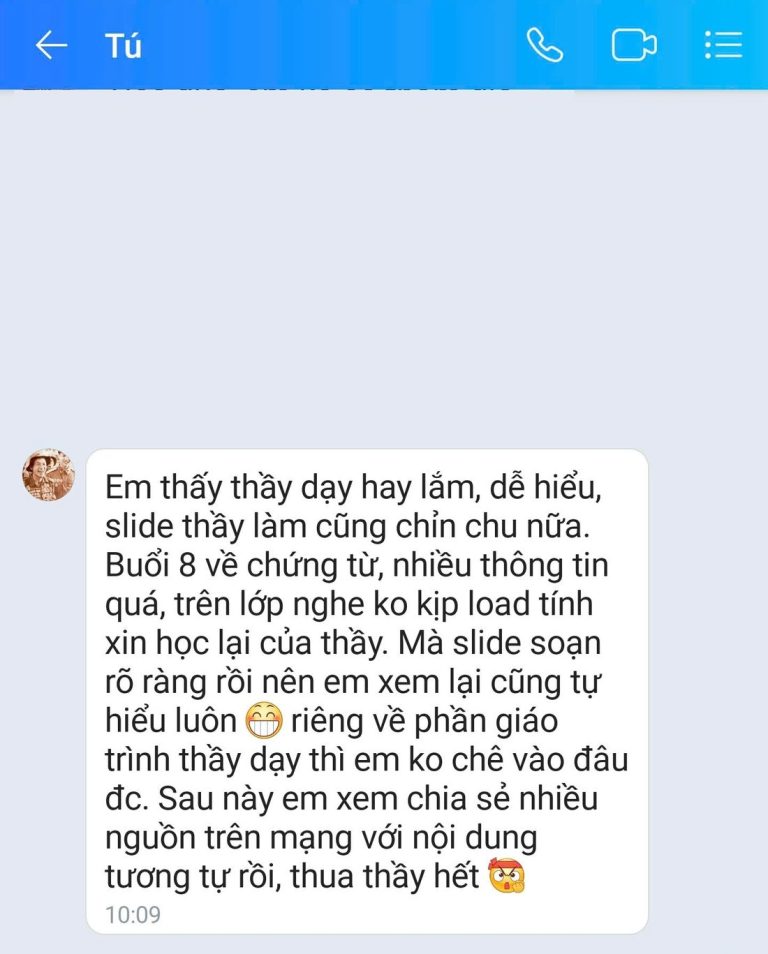 Tin nhắn Zalo - học viên GREENTRI chia sẻ cảm nhận về khóa học (19)