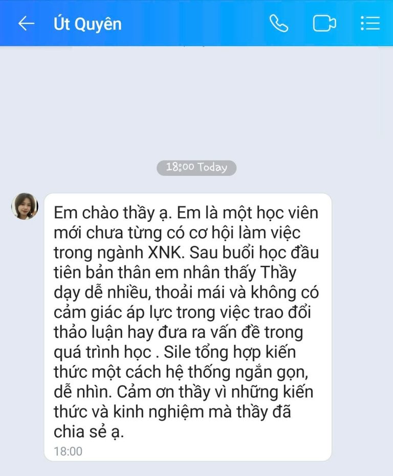 Tin nhắn Zalo - học viên GREENTRI chia sẻ cảm nhận về khóa học (21)