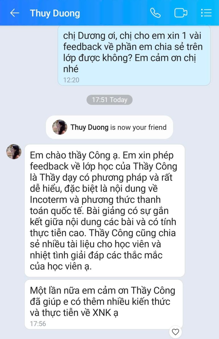 Tin nhắn Zalo - học viên GREENTRI chia sẻ cảm nhận về khóa học (33)